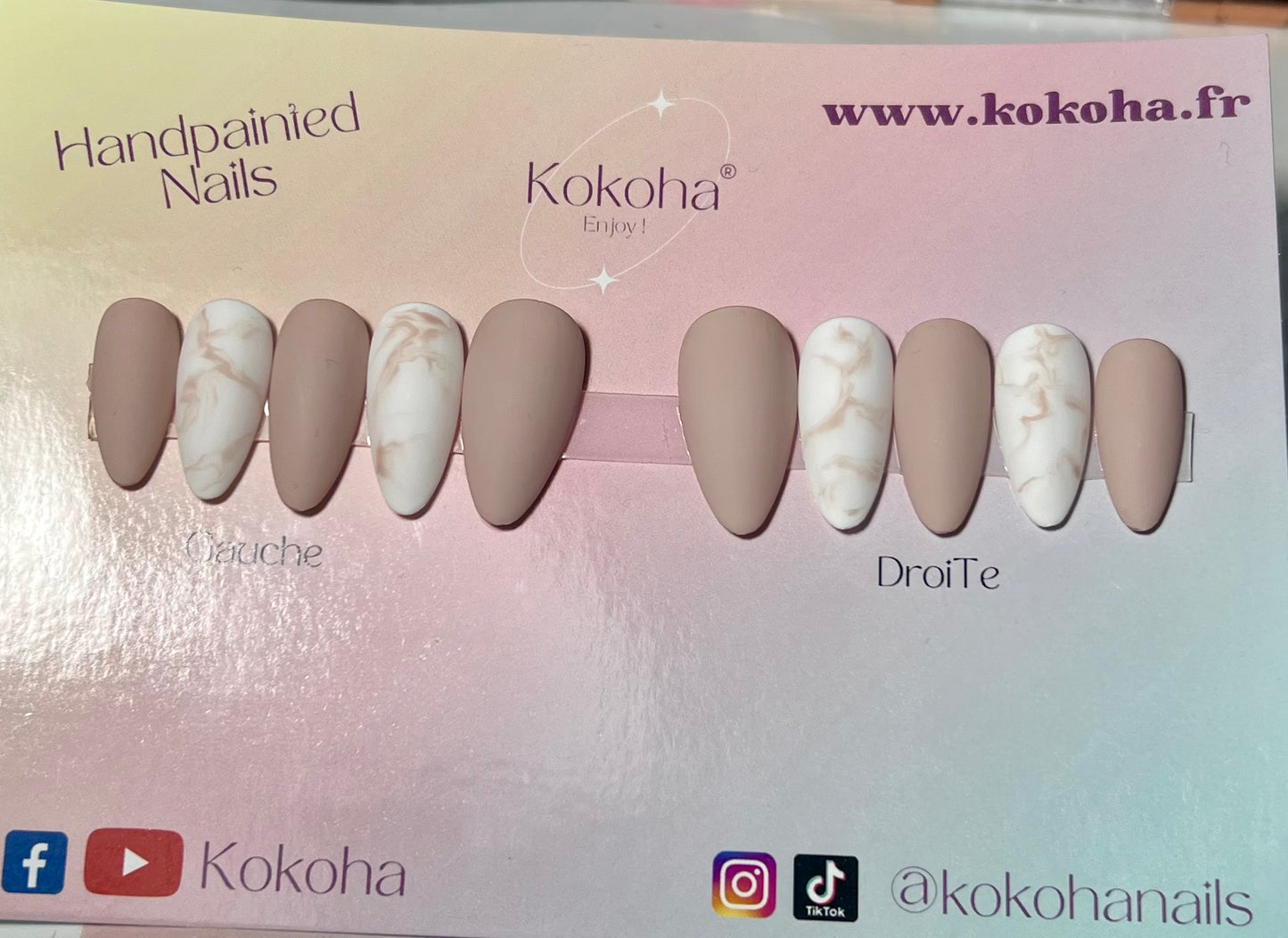 Kit de Press On Nails PM009