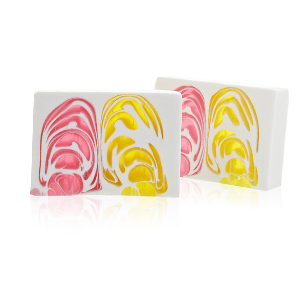 Tranche de Savon artisanal - Orchidée - Tranche de savon artisanal