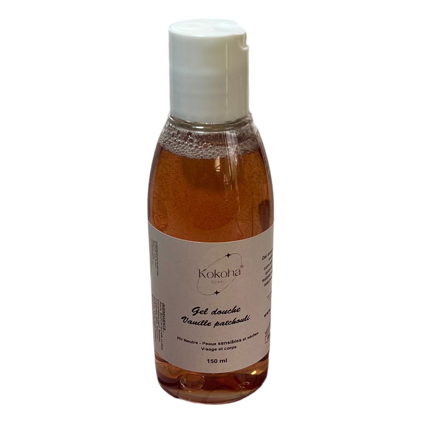 Gel Douche PH neutre – Peaux Sensibles et Sèches | Parfum Élégant et Durable – 150ml