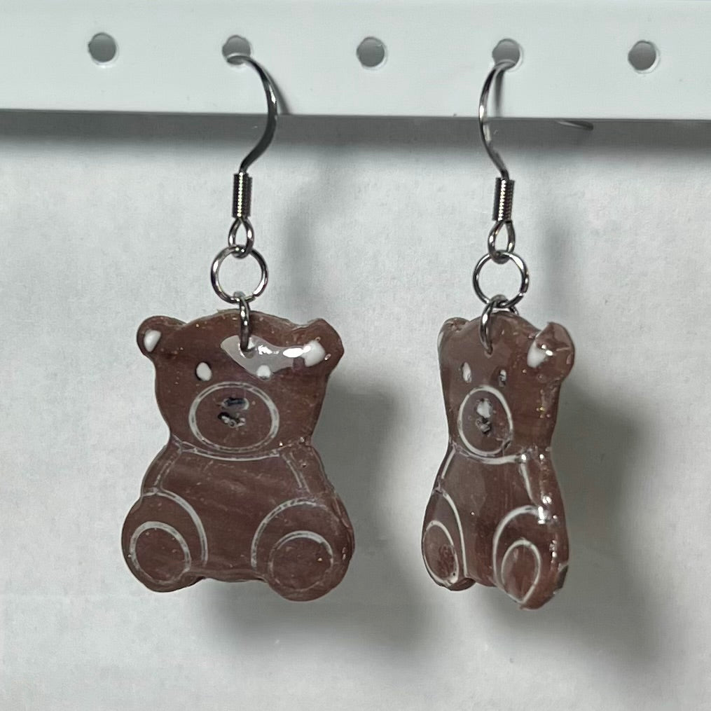 Boucles d'oreilles crochet Teddy