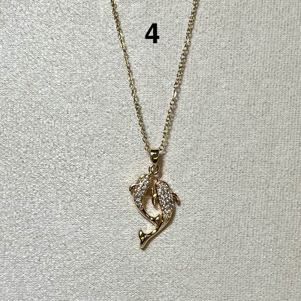 Collier Doré en acier inoxydable N° 4 (40cm+ 5cm) – Ajustable, hypoallergénique et résistants à l’eau