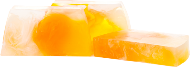 Tranches de Savons artisanaux - Pêche 100 gr - Tranche de savon artisanal