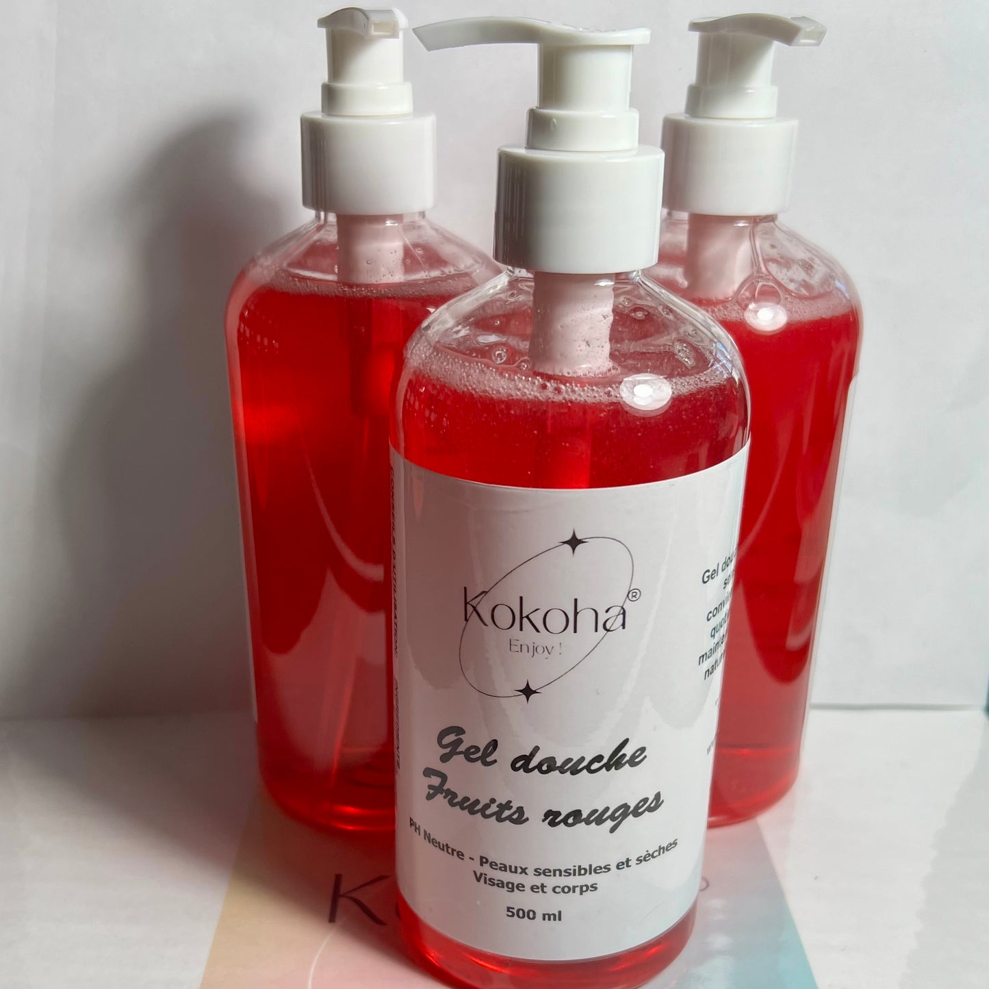 Gel Douche Hydratant 500ml – Flacon Pompe | Peaux Sensibles et Sèches | PH neutre