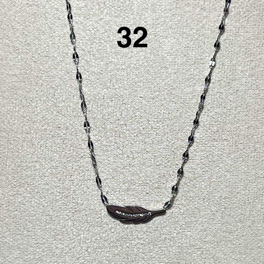 Collier en acier inoxydable N° 32 (41cm+ 5cm) – Ajustable, hypoallergénique et résistants à l’eau