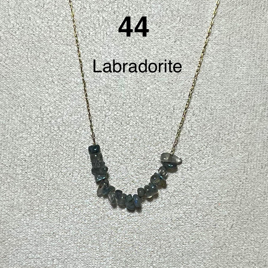 Collier Doré en acier inoxydable N° 44 (40cm+ 5cm) – Ajustable, hypoallergénique et résistants à l’eau