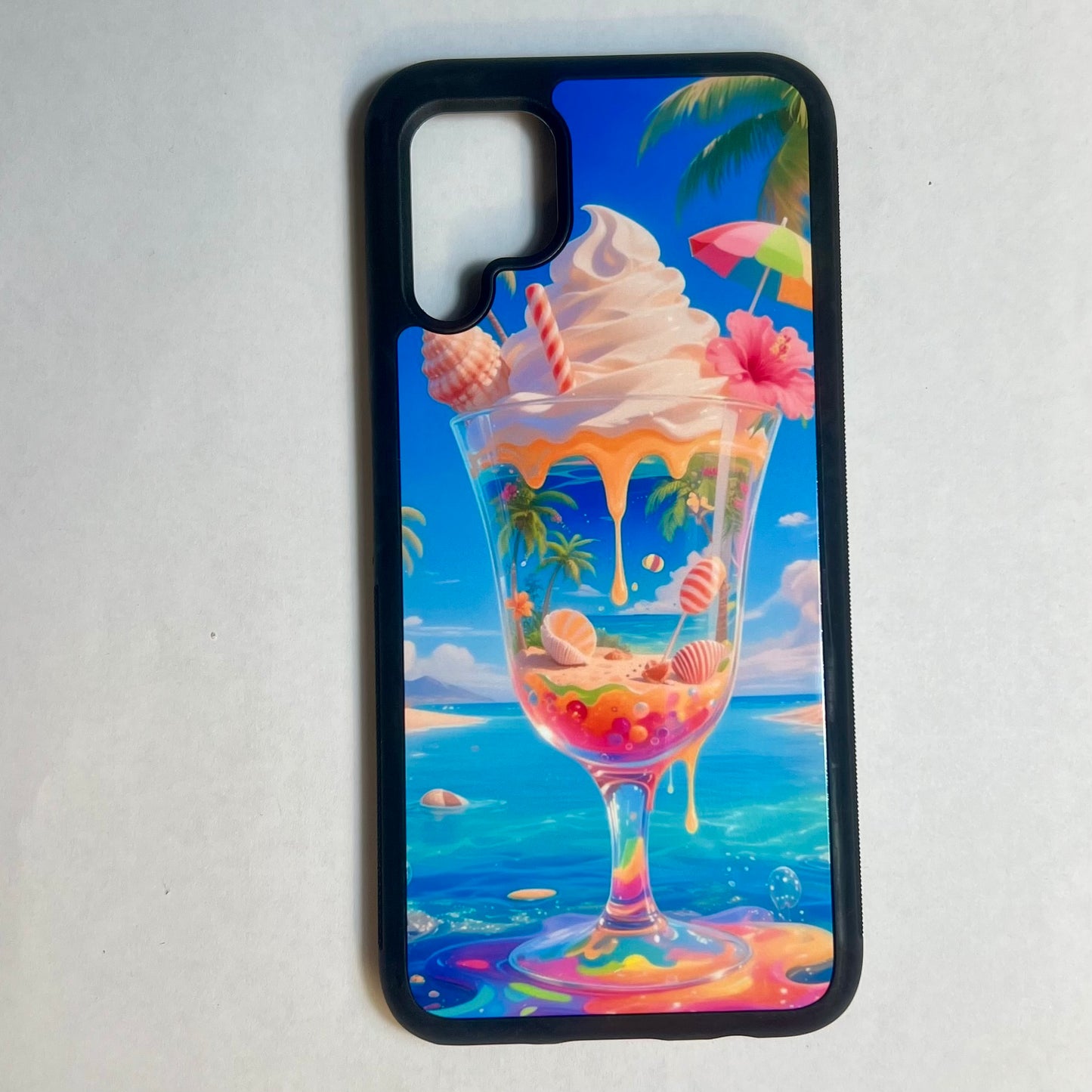 Coque Téléphone C028 Été et Floral – Coque Premium Anti-Choc en Silicone et Aluminium