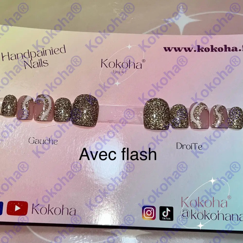 Kit Press Nails NO006 - Press Nails Désign