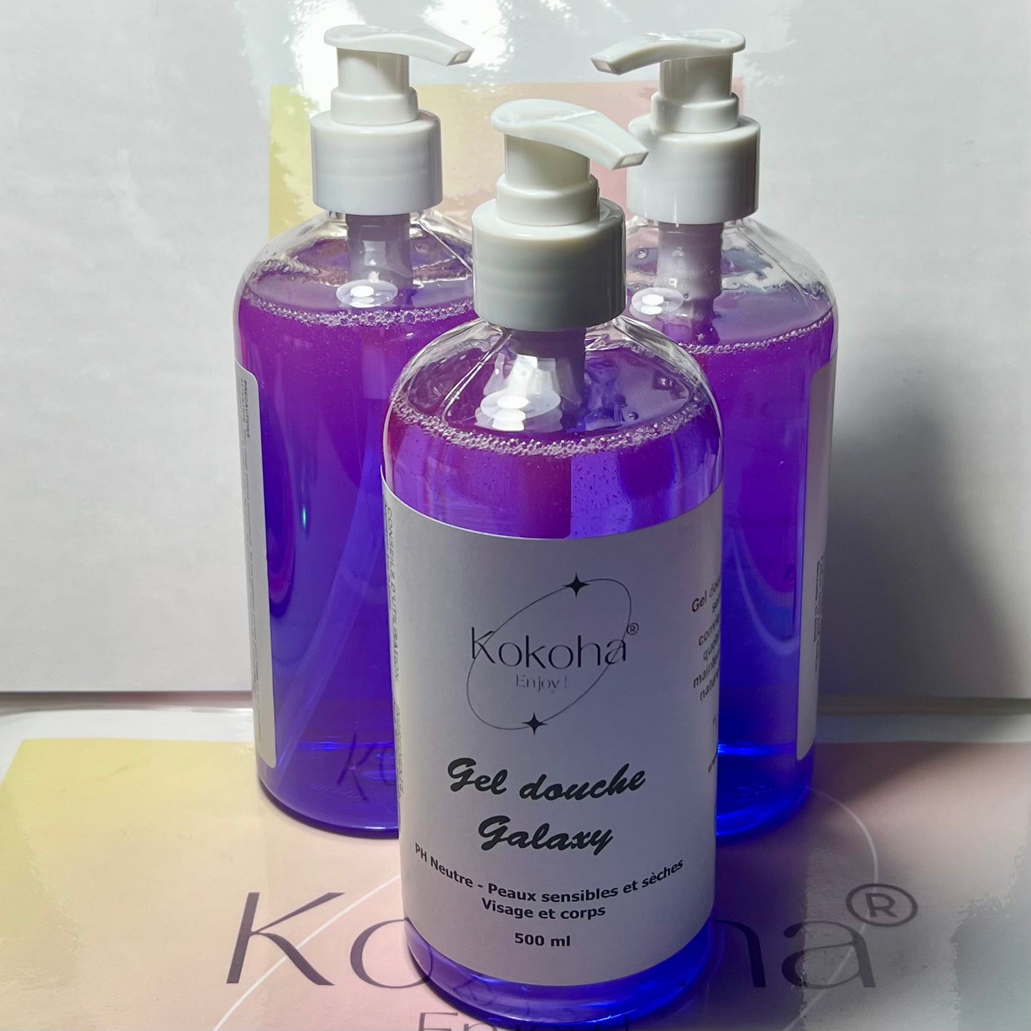Gel Douche Hydratant 500ml – Flacon Pompe | Peaux Sensibles et Sèches | PH neutre