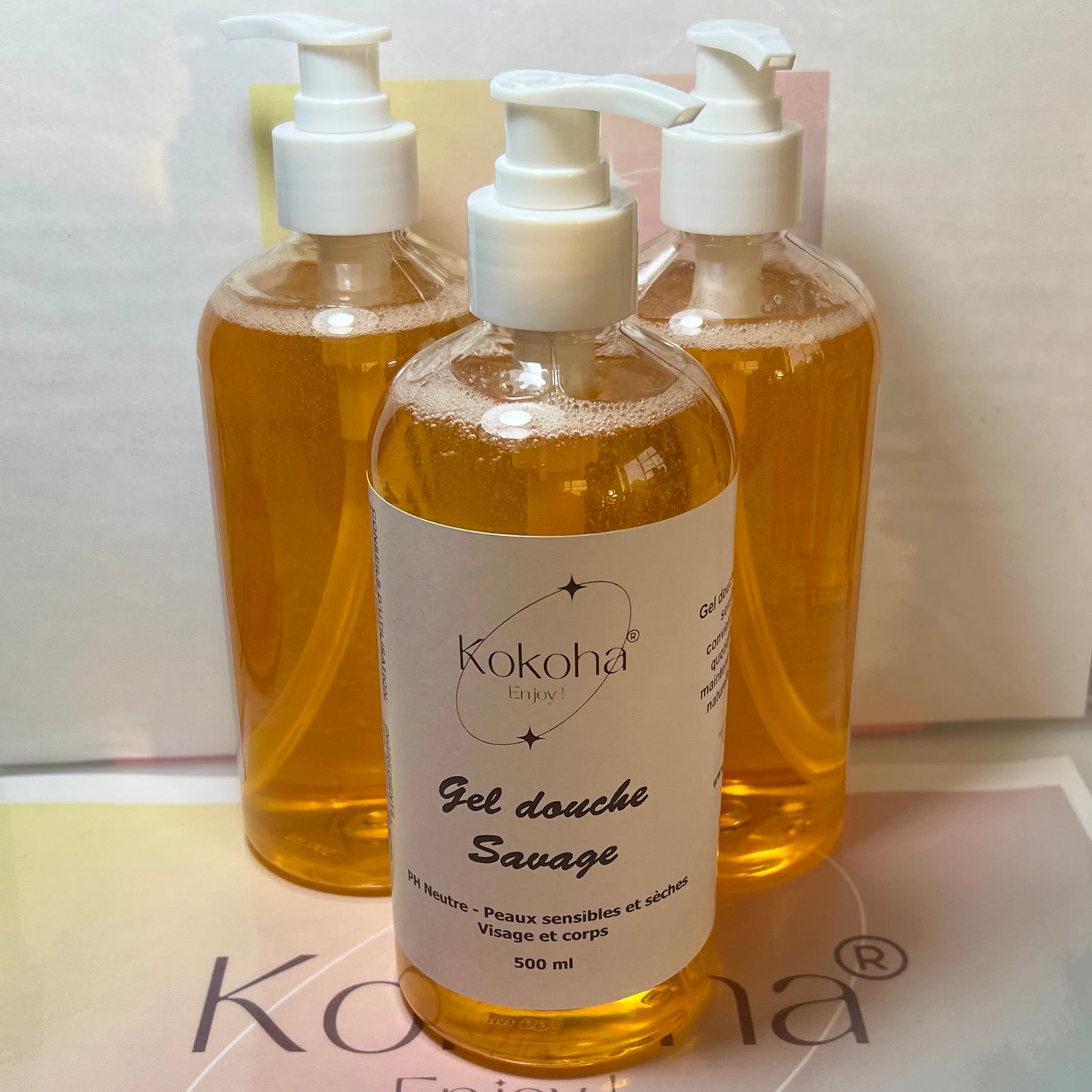 Gel Douche Hydratant 500ml – Flacon Pompe | Peaux Sensibles et Sèches | PH neutre