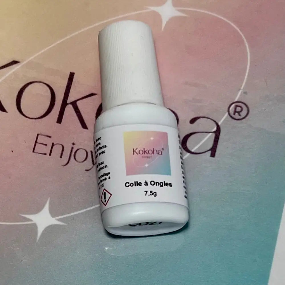 1 colle à ongles avec pinceau 7,5g - Colle à ongles