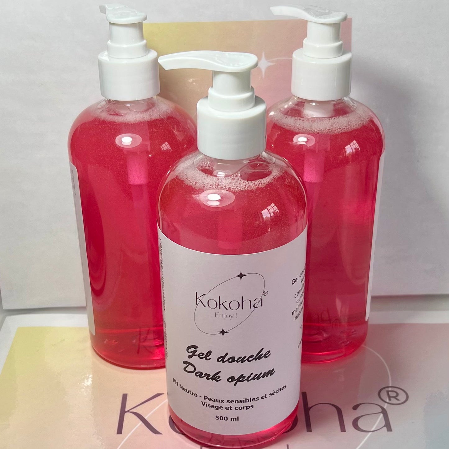 Gel Douche Hydratant 500ml – Flacon Pompe | Peaux Sensibles et Sèches | PH neutre