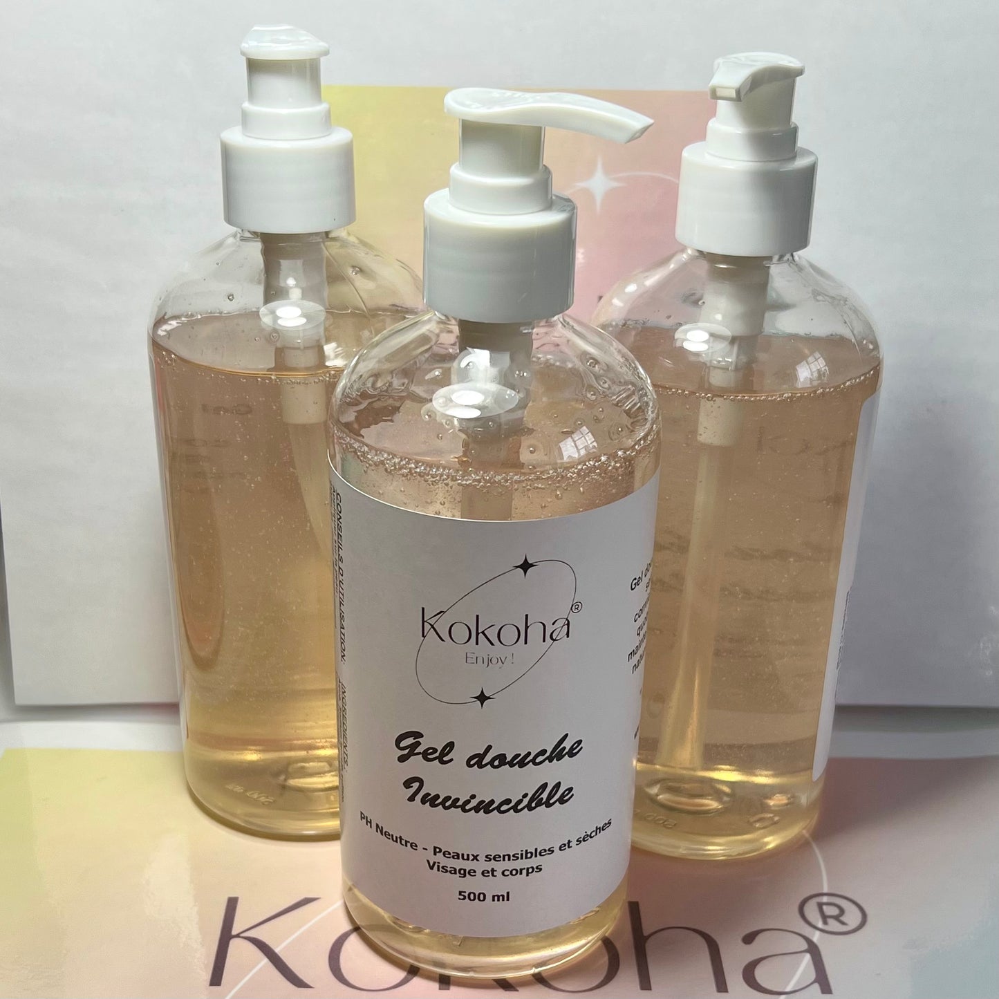 Gel Douche Hydratant 500ml – Flacon Pompe | Peaux Sensibles et Sèches | PH neutre