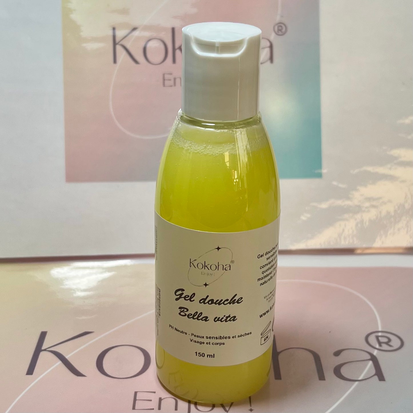 Gel Douche PH neutre – Peaux Sensibles et Sèches | Parfum Élégant et Durable – 150ml