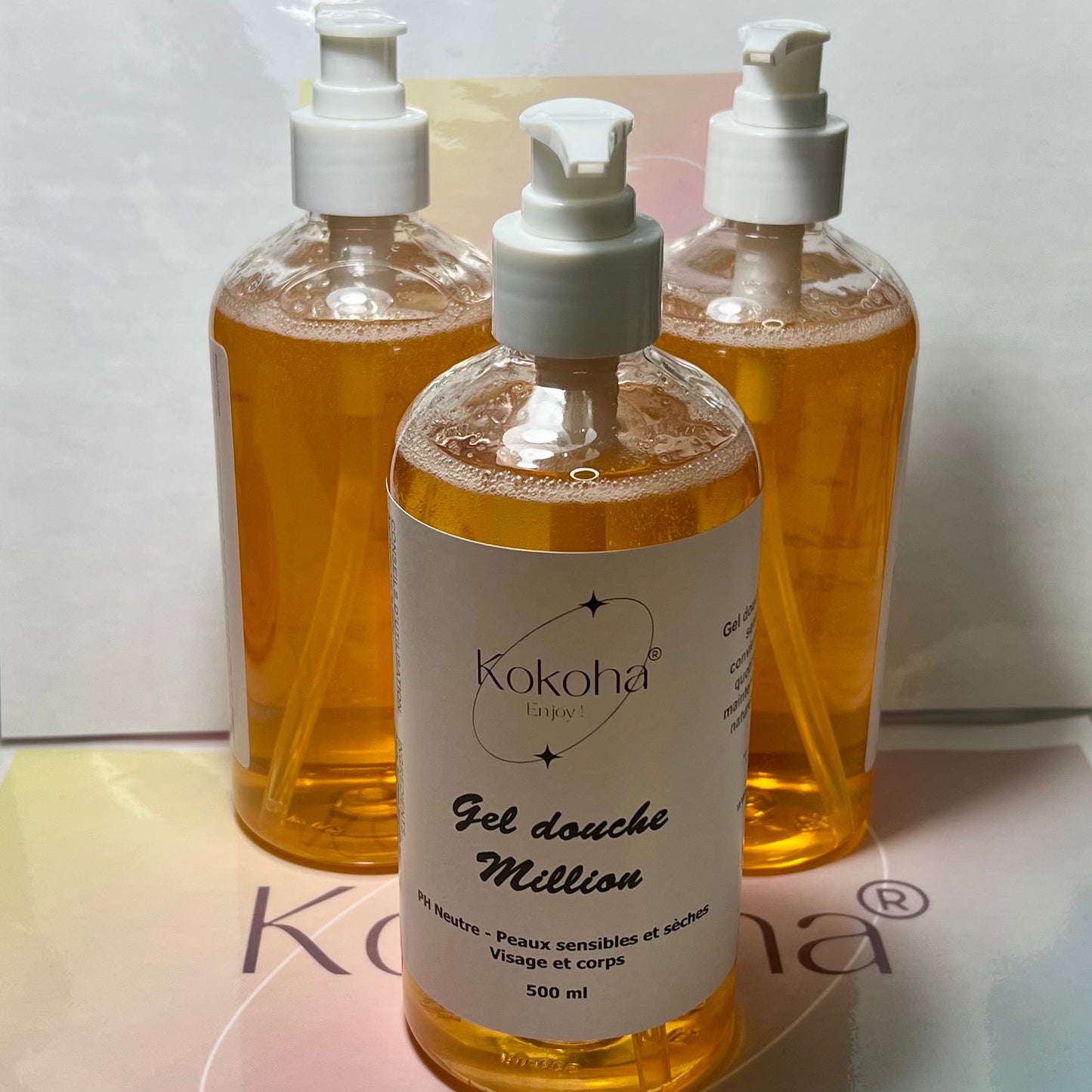 Gel Douche Hydratant 500ml – Flacon Pompe | Peaux Sensibles et Sèches | PH neutre