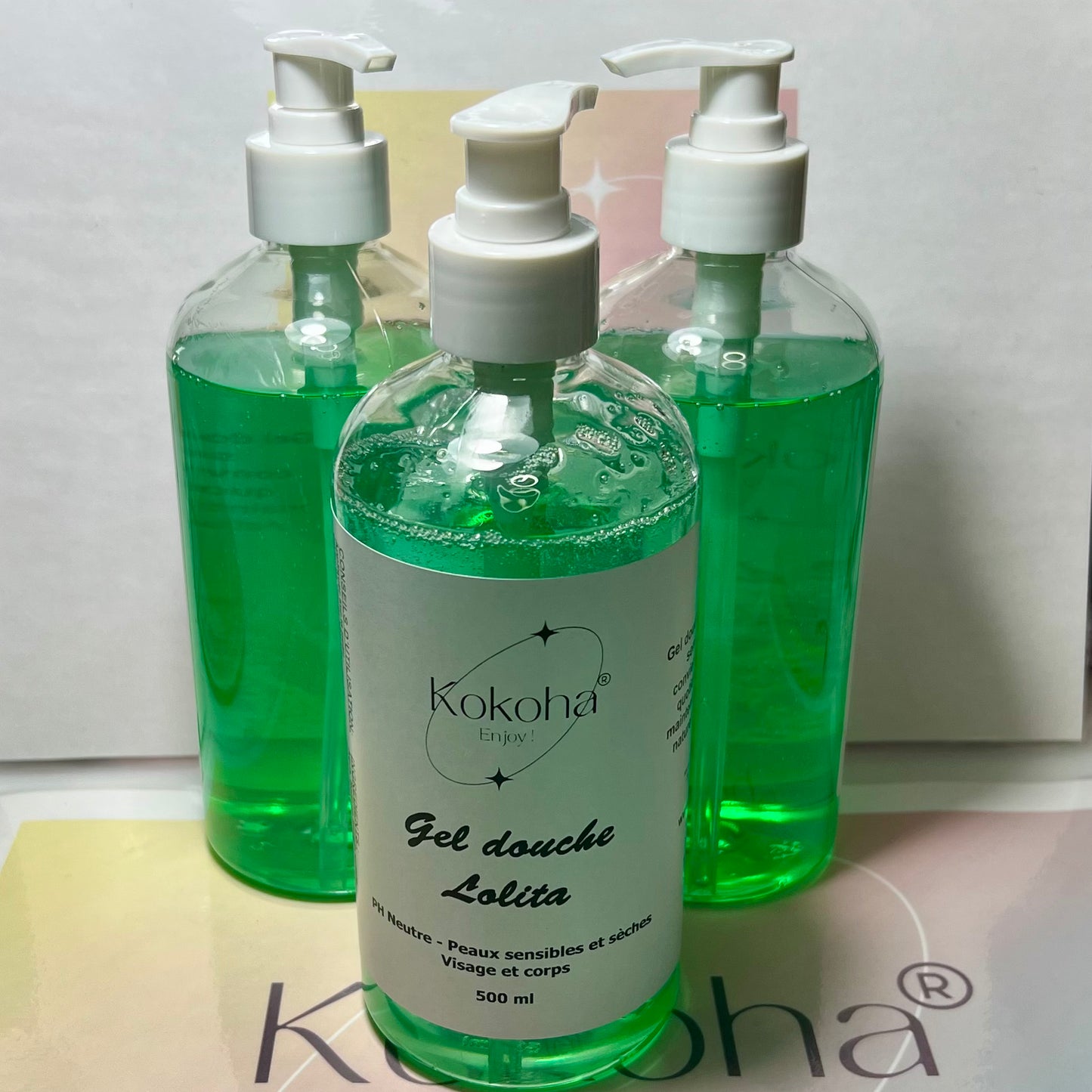 Gel Douche Hydratant 500ml – Flacon Pompe | Peaux Sensibles et Sèches | PH neutre