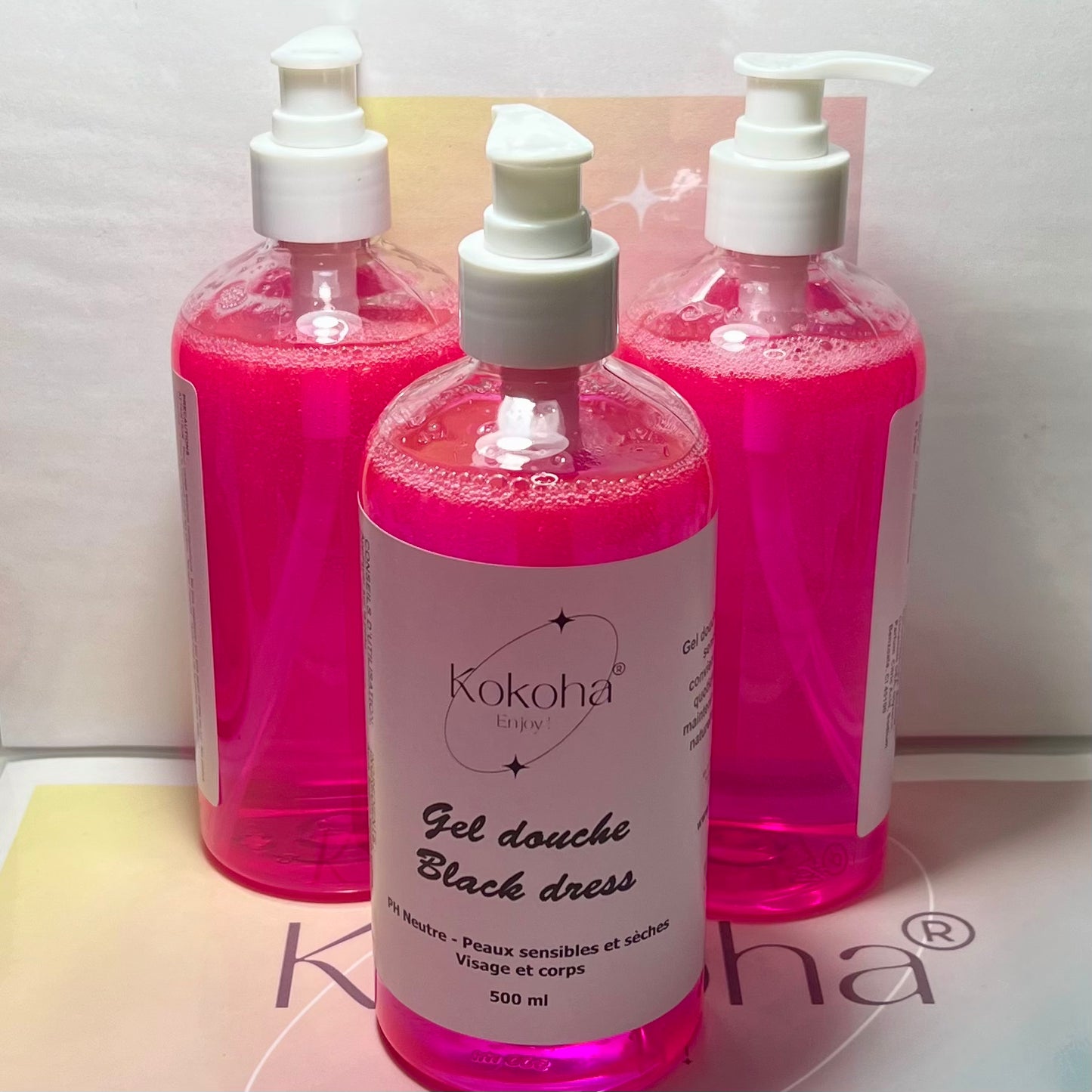 Gel Douche Hydratant 500ml – Flacon Pompe | Peaux Sensibles et Sèches | PH neutre