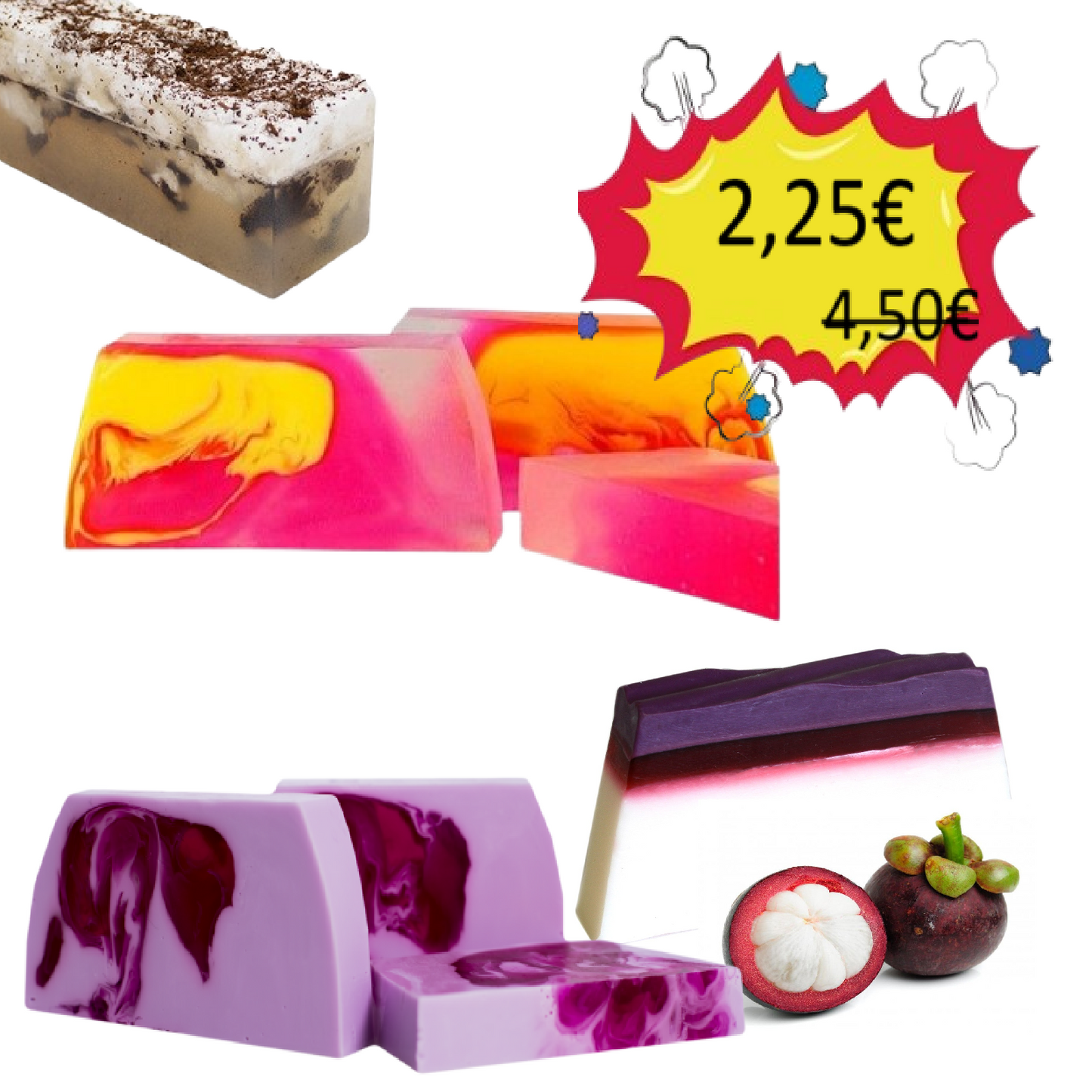 Tranches de Savons artisanaux