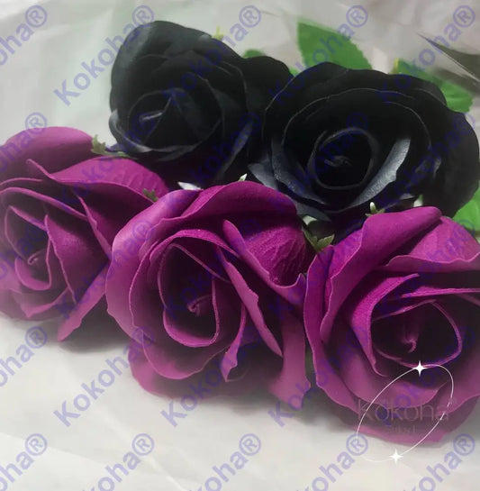 Bouquet De Roses Savon Prunes & Noires Rose Blanche