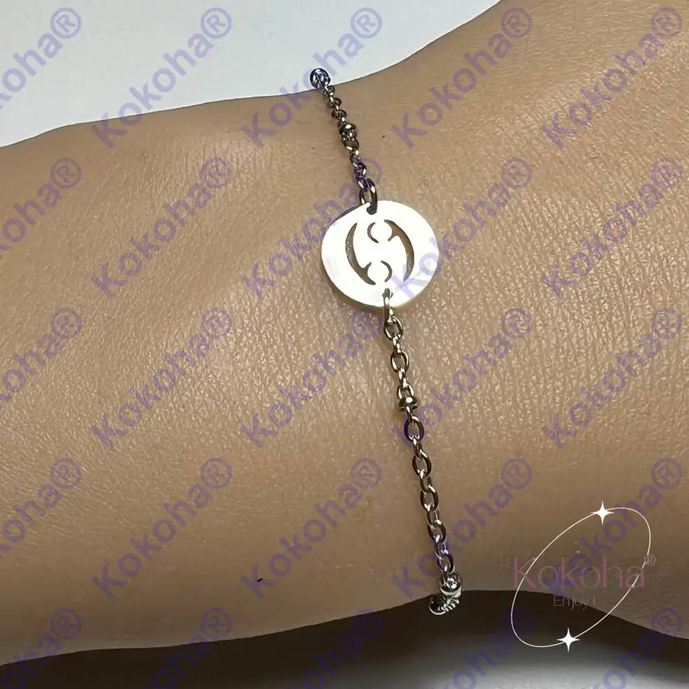 Bracelet Astro Argenté / Cancer