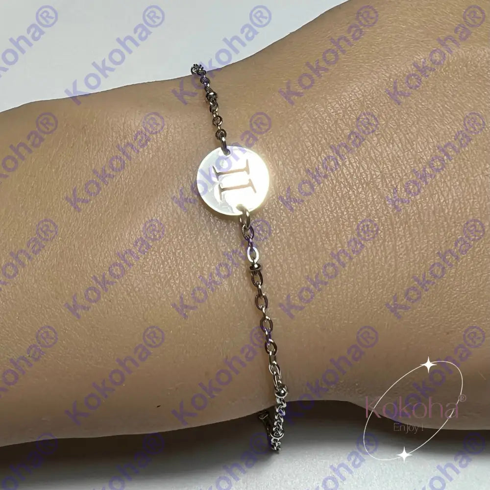 Bracelet Astro Argenté / Gémeaux