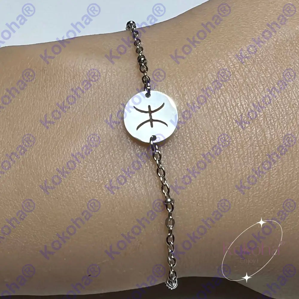 Bracelet Astro Argenté / Poissons