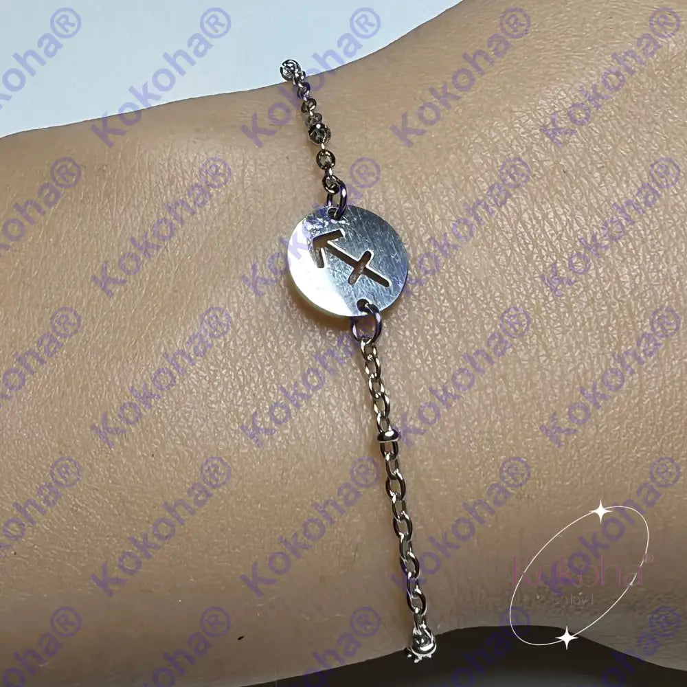 Bracelet Astro Argenté / Sagittaire