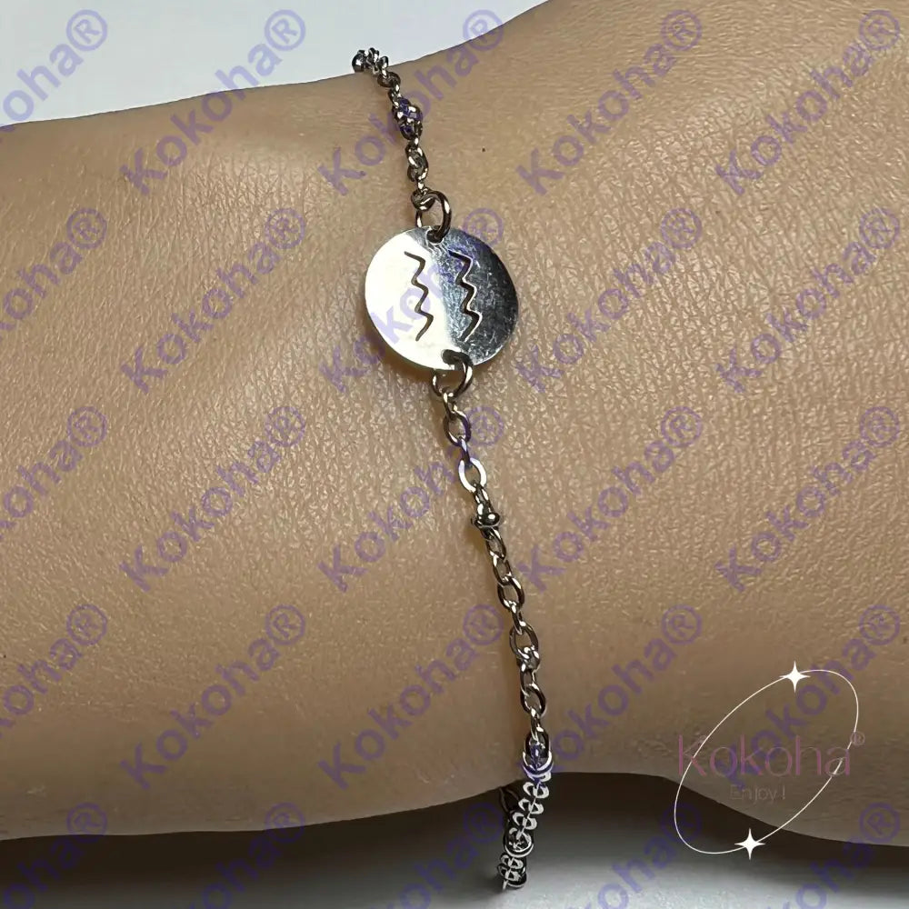 Bracelet Astro Argenté / Verseau