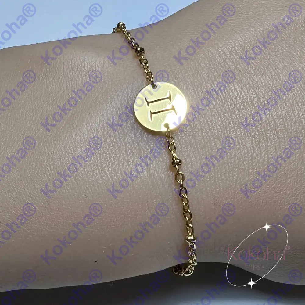 Bracelet Astro Doré / Gémeaux