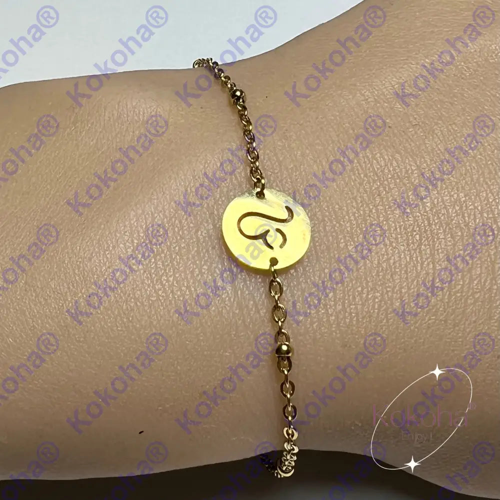 Bracelet Astro Doré / Lion