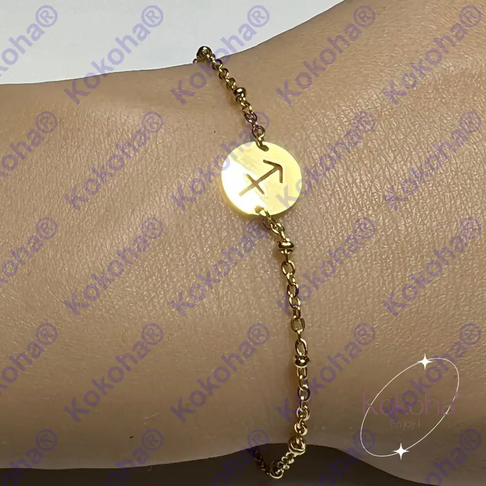 Bracelet Astro Doré / Sagittaire