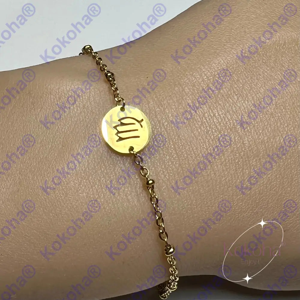 Bracelet Astro Doré / Vierge