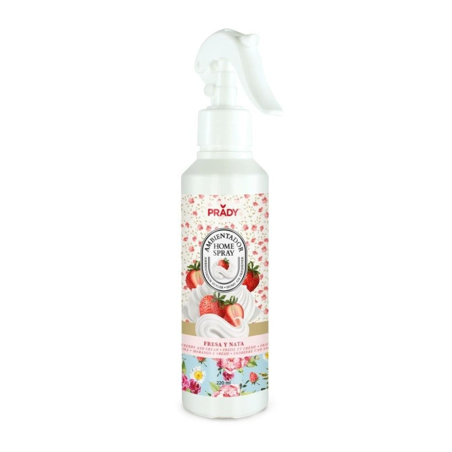 Spray D’ambiance Parfumé Fresa Y Nata (Fraise Et Crème) Brume D’interieur