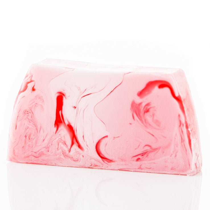 Tranche de Savon artisanal - Framboise 90 gr - Tranche de savon artisanal