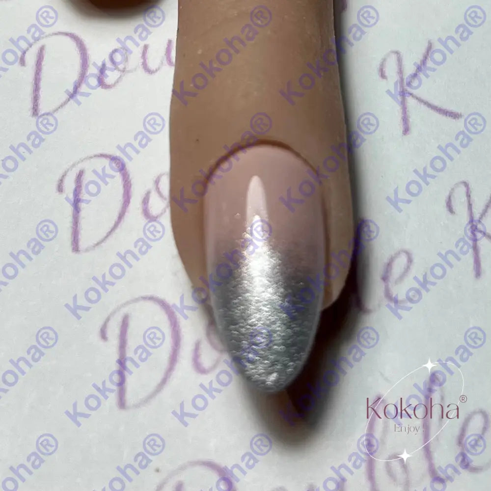 Kit De Press On Nails Bb004 Argenté Désign