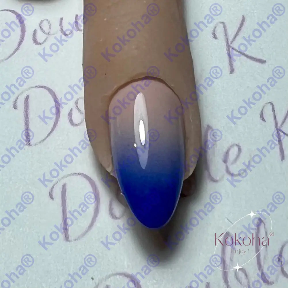 Kit De Press On Nails Bb004 Bleu Désign