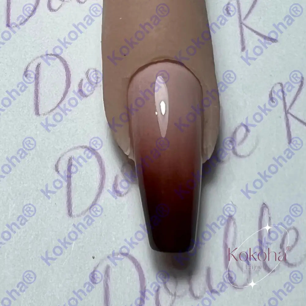 Kit De Press On Nails Bb004 Marron Désign