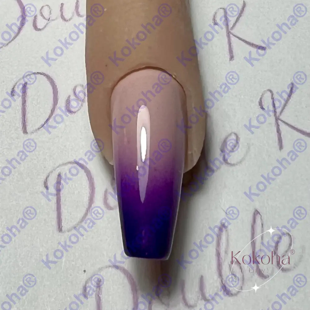 Kit De Press On Nails Bb004 Violet Désign