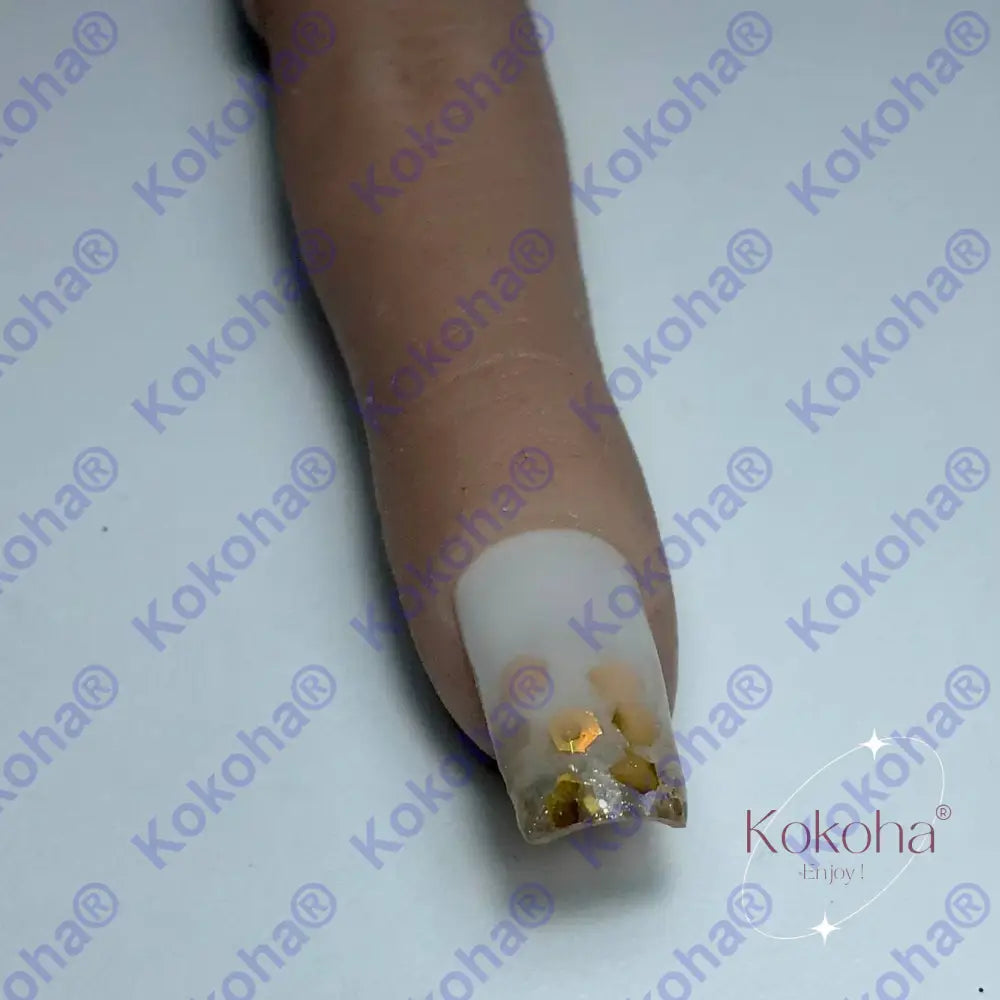 Kit De Press On Nails Bb005 Doré Désign