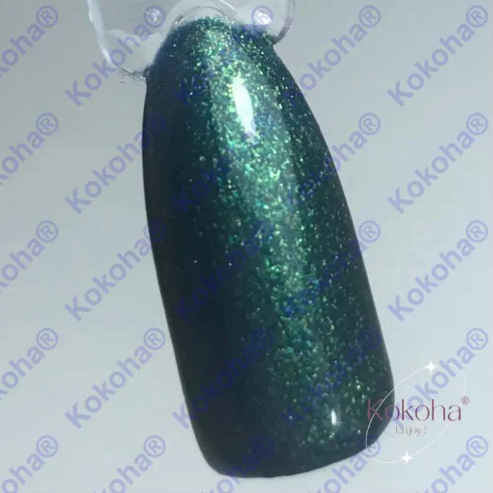 Kit De Press On Nails ’ Les Paillettes Vertes Gold Rose Et Silver’ I.170 Spéciaux