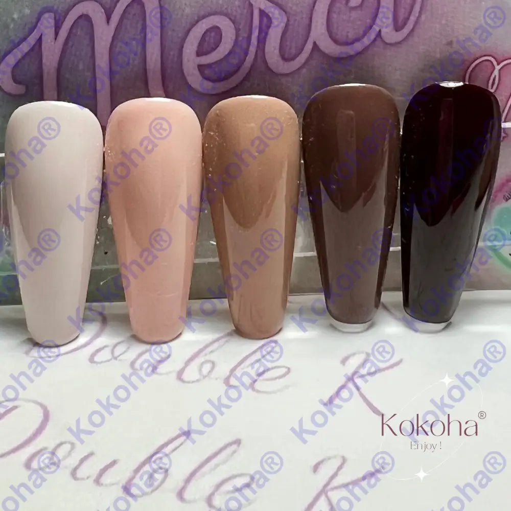 Kit De Press On Nails Unis ’ Les Camaïeux’ Unis
