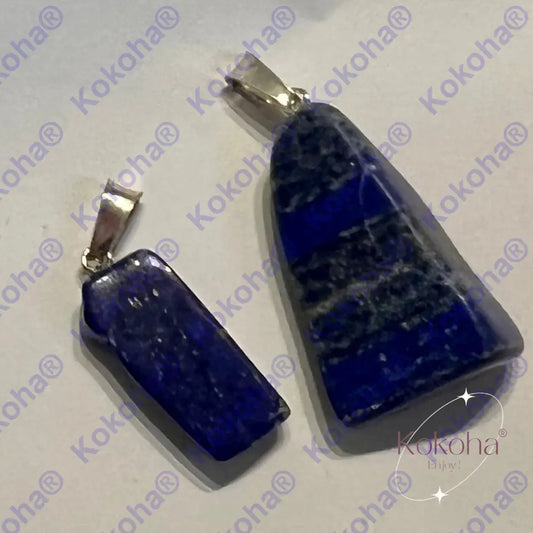 Pendentif Lapis Lazuli (Vérité - Confiance - Contentement) Pendentifs En Pierre