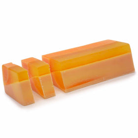 Tranche de Savon artisanal - Funky Pêche melba 100 gr - Tranche de savon artisanal