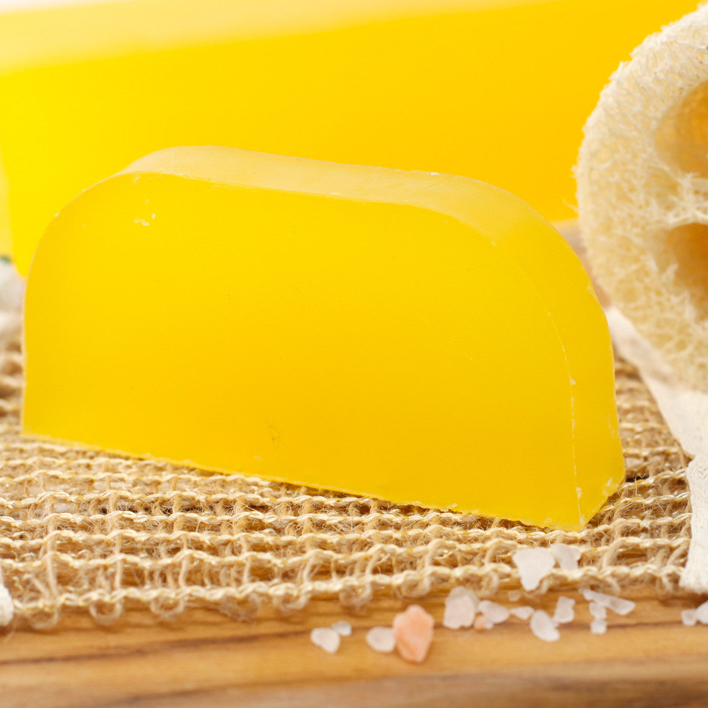 Tranche De Shampoing Solide Cheveux Clairs Camomille Et Citron Savon Shampoing