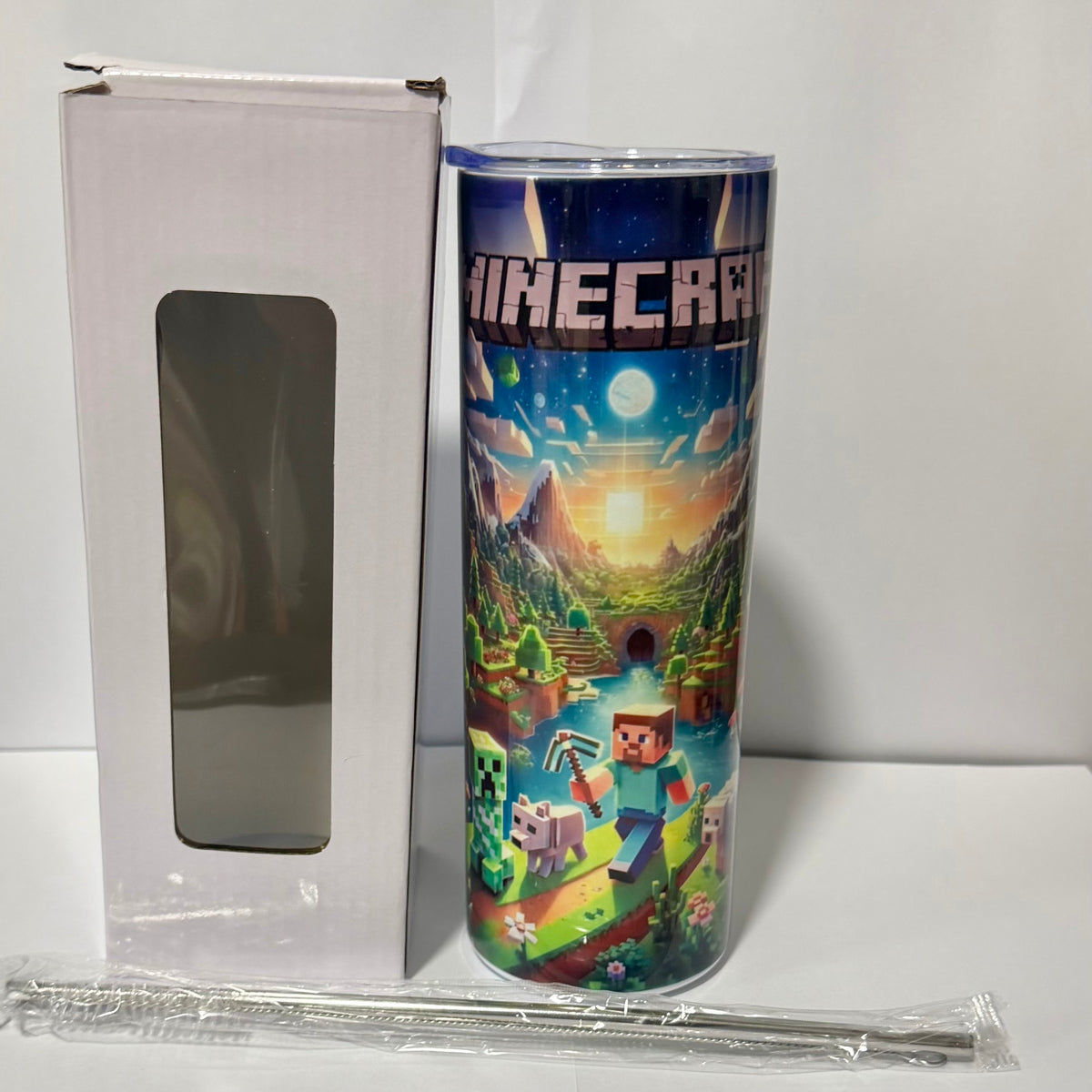 Tumbler A160- 590ml en Acier Inoxydable – Gourde Thermos Isotherme Chaud et Froid | Avec Paille