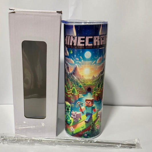 Tumbler A160- 590ml en Acier Inoxydable – Gourde Thermos Isotherme Chaud et Froid | Avec Paille