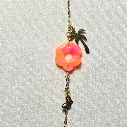 Bracelet Flora – Bijou Fait Main en Acier Inoxydable et Pâte Polymère