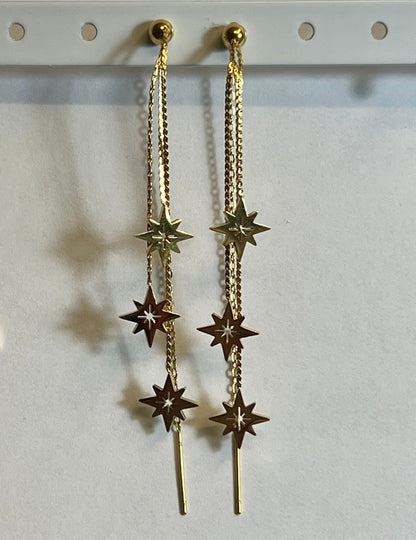 Boucles d’Oreilles en Acier Inoxydable B041 – Doré ou Argenté | Hypoallergéniques et Résistantes à l’Eau