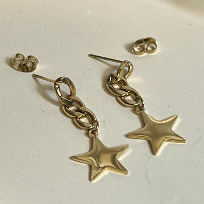 Boucles d’Oreilles en Acier Inoxydable B028 – Doré ou Argenté | Hypoallergéniques et Résistantes à l’Eau