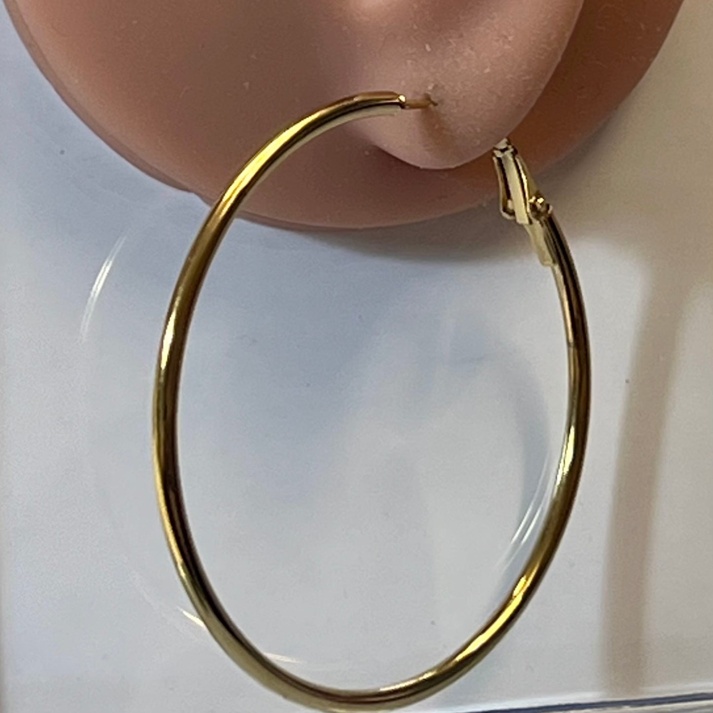 Boucles d’Oreilles en Acier Inoxydable B039 – Doré ou Argenté | Hypoallergéniques et Résistantes à l’Eau