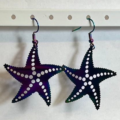 Boucles d’Oreilles en Acier Inoxydable B050 – Holographique | Hypoallergéniques et Résistantes à l’Eau